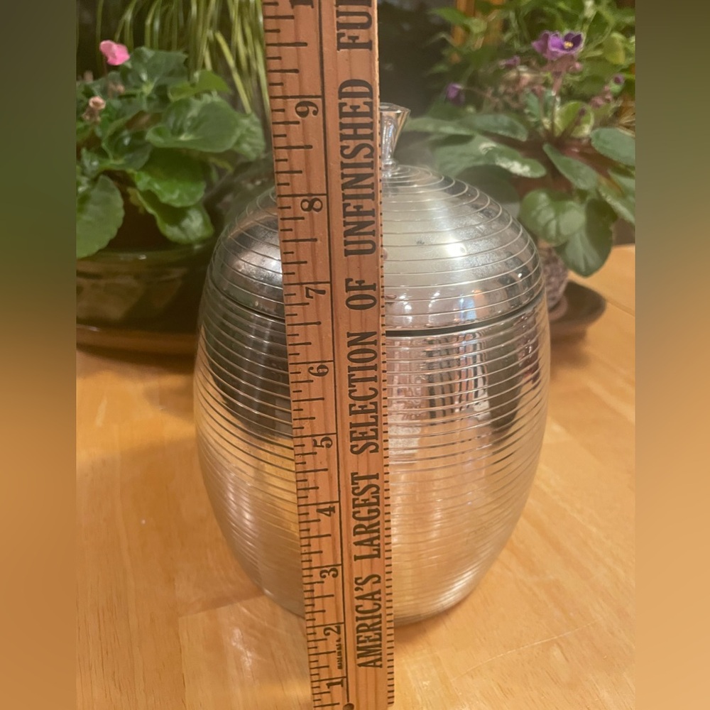 Pier 1 Bee Hive ice bucket, stainless steel - Picture 2 of 13